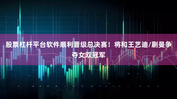 股票杠杆平台软件顺利晋级总决赛！将和王艺迪/蒯曼争夺女双冠军